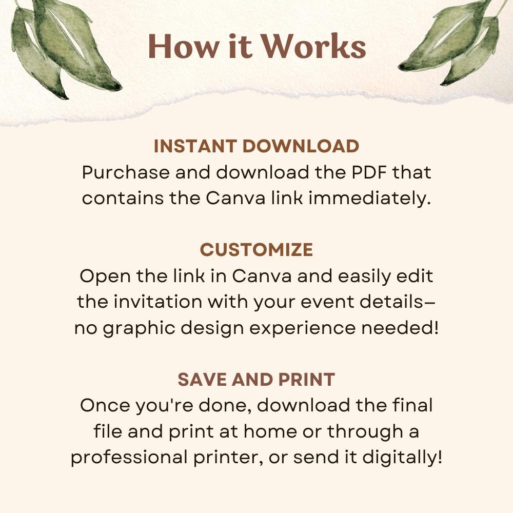 Elvish Wedding Menu Template, Tolkien-inspired, rings of power, LOTR, Fantasy-Themed Wedding, Edit in Canva, Celtic Nature Wedding