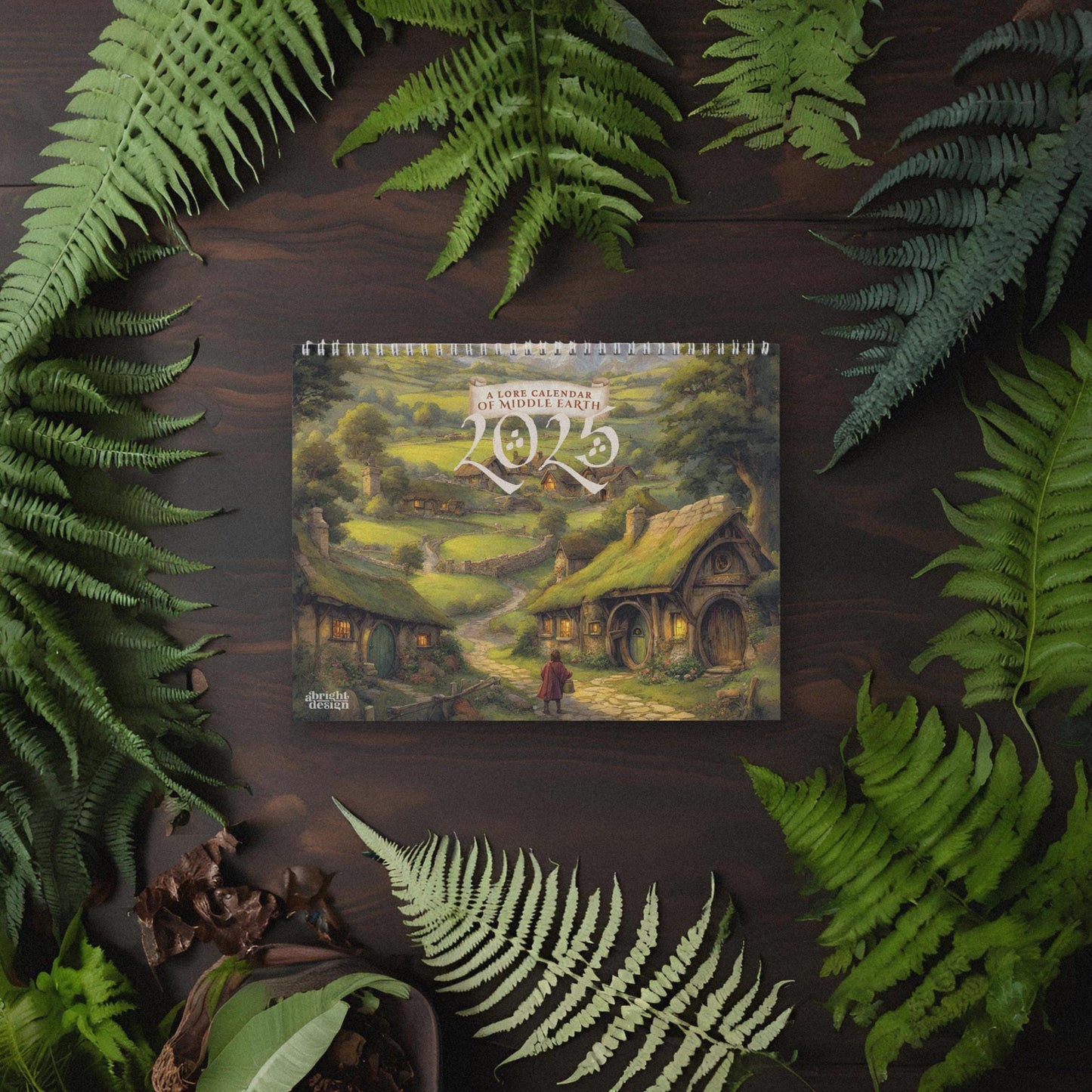 Middle Earth Lore Calendar 2025, Tolkien-inspired Calendar, Rings of Power, The Lord of the Rings, Fantasy-Themed Calendar, Edit in Canva